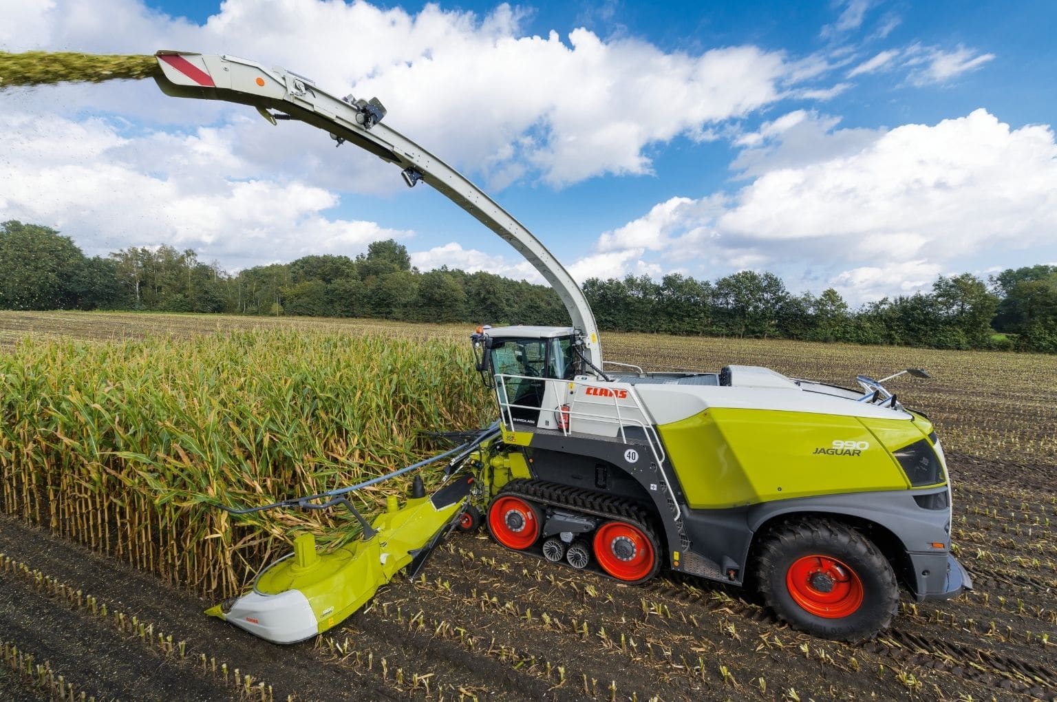 100th Jaguar Terra Trac forage harvester from Claas