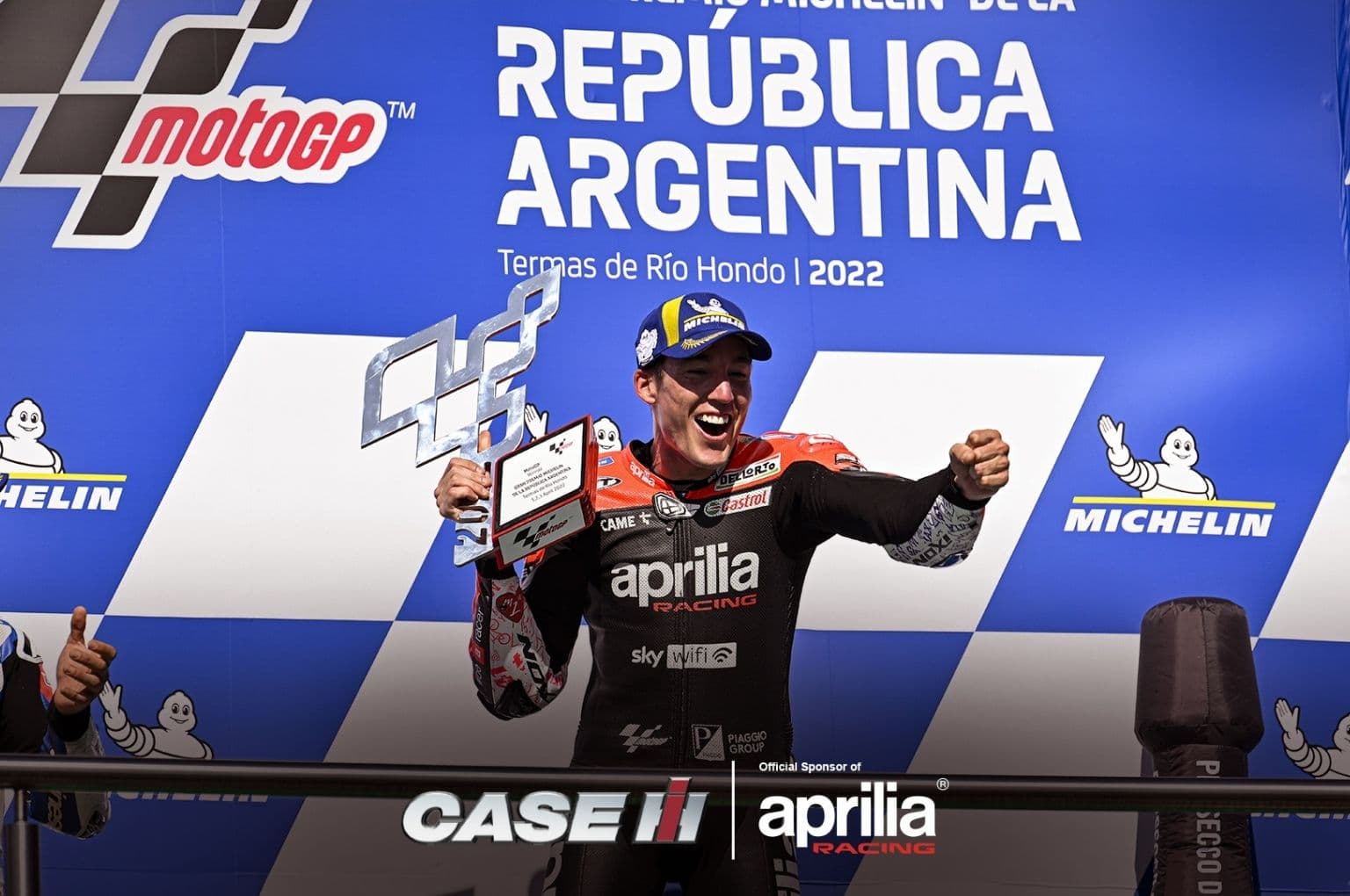 Aprilia Racing and Case IH into the lead in MotoGP