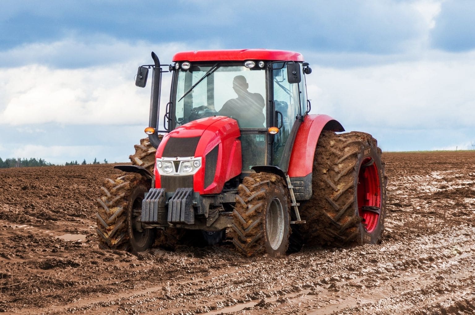 BKT tires challenge muddy soil