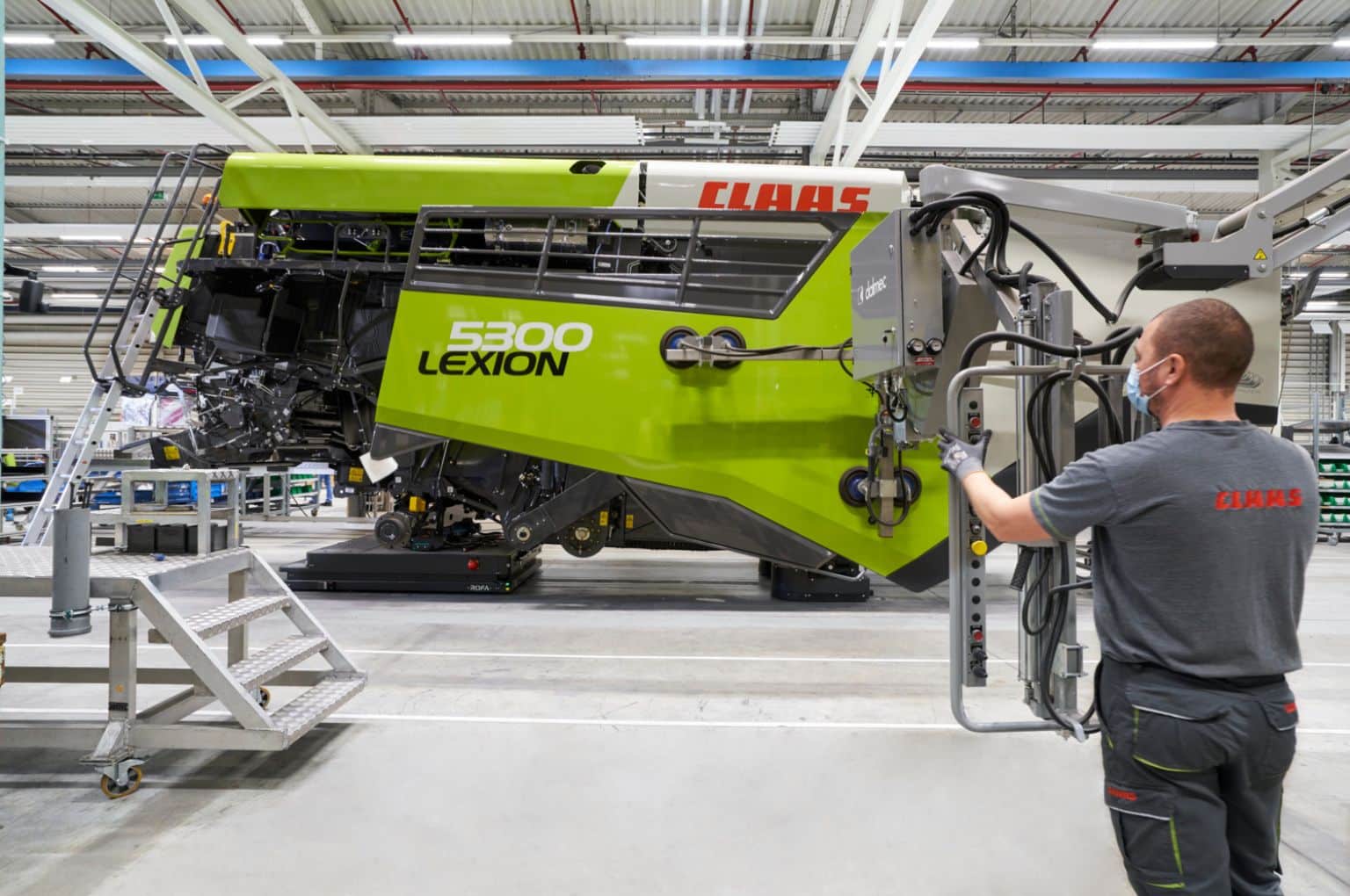 Claas combine assembly plant picks up speed