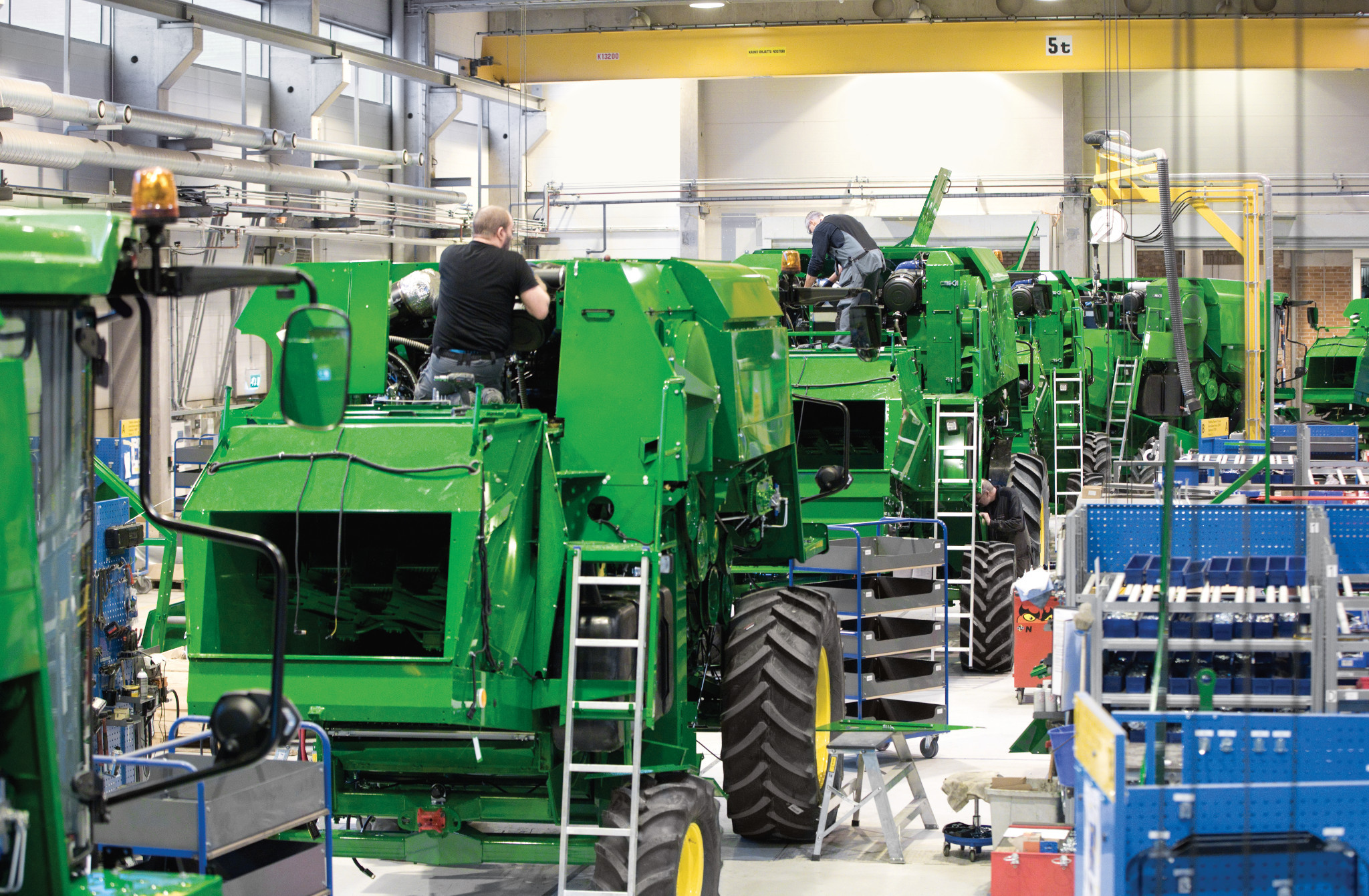 Deere net sales up by a third