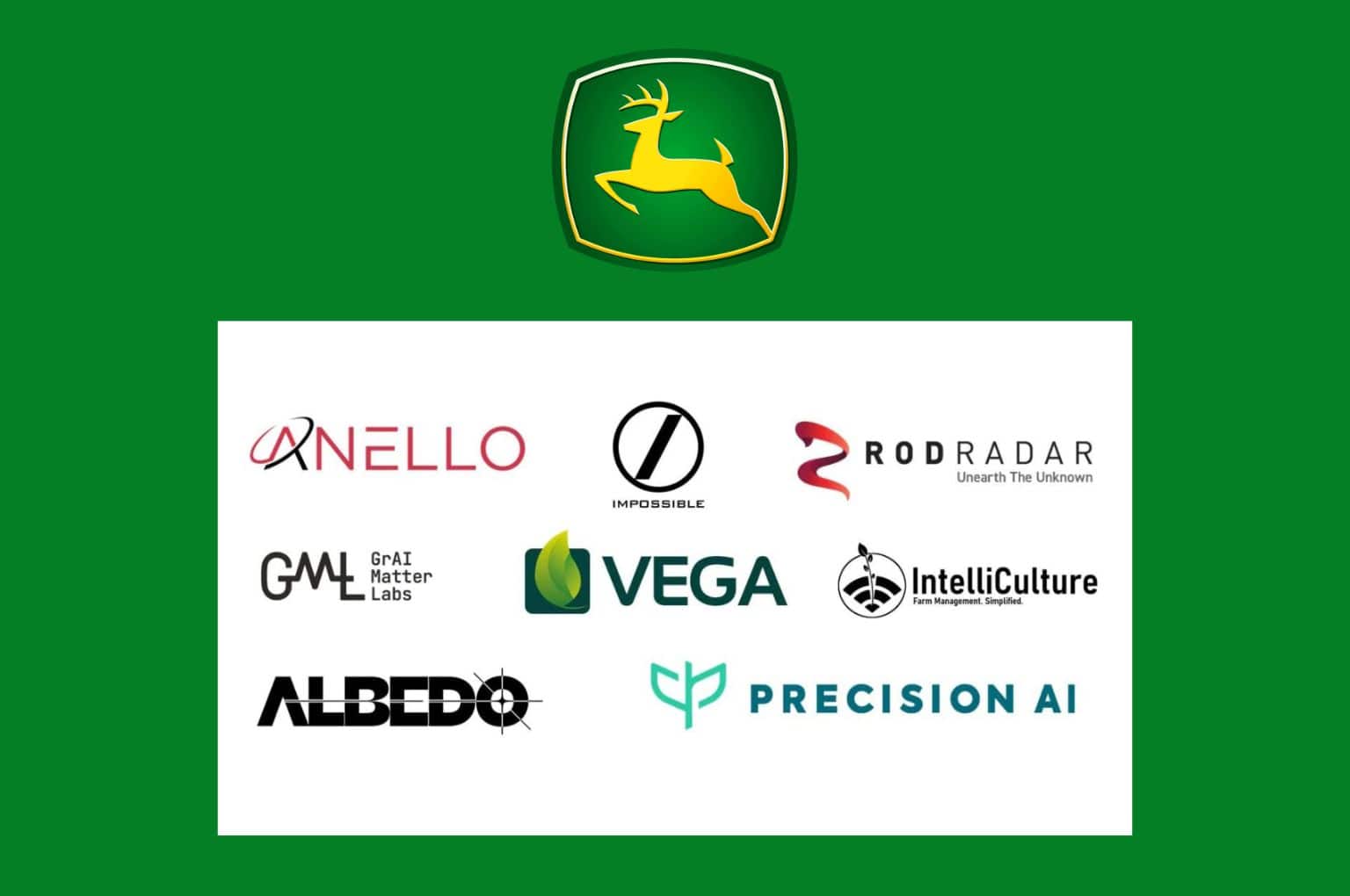 John Deere selects startups for 2023