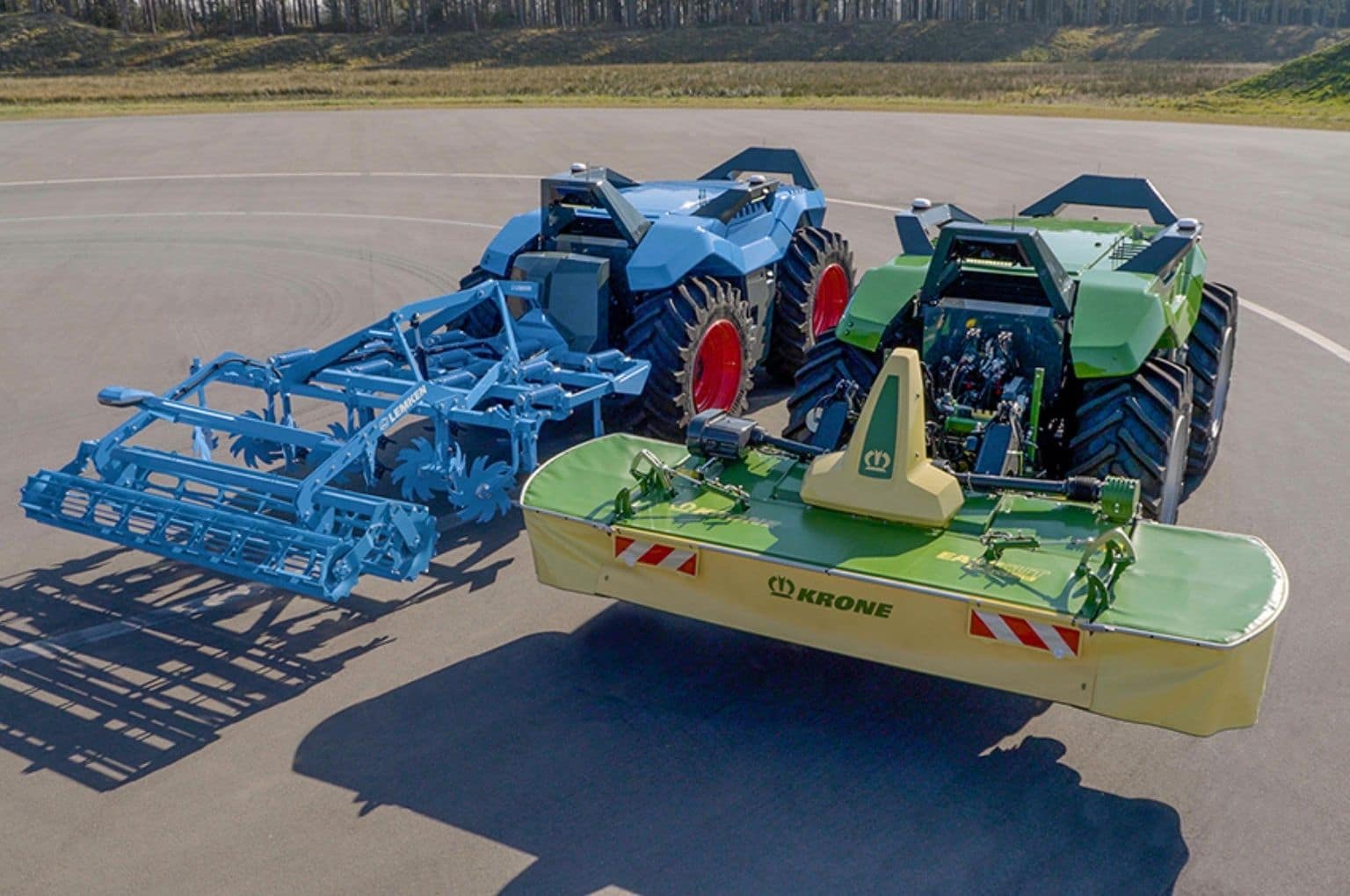 Krone and Lemken present joint autonomous system