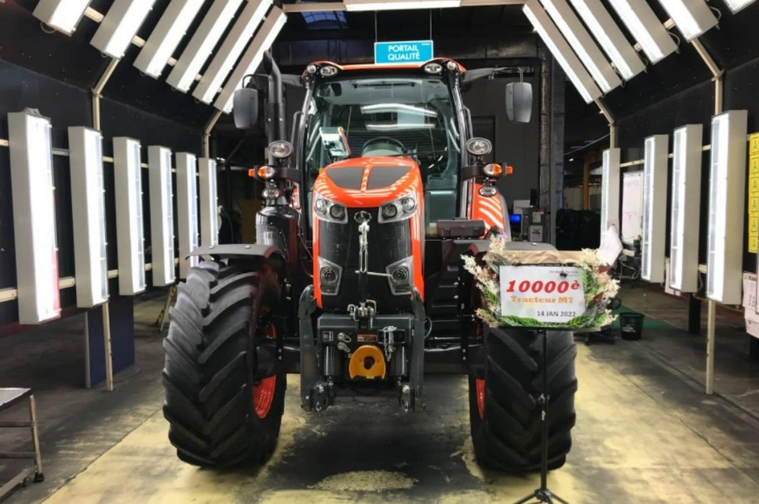 Kubota ships 10,000th M7000 Series tractor