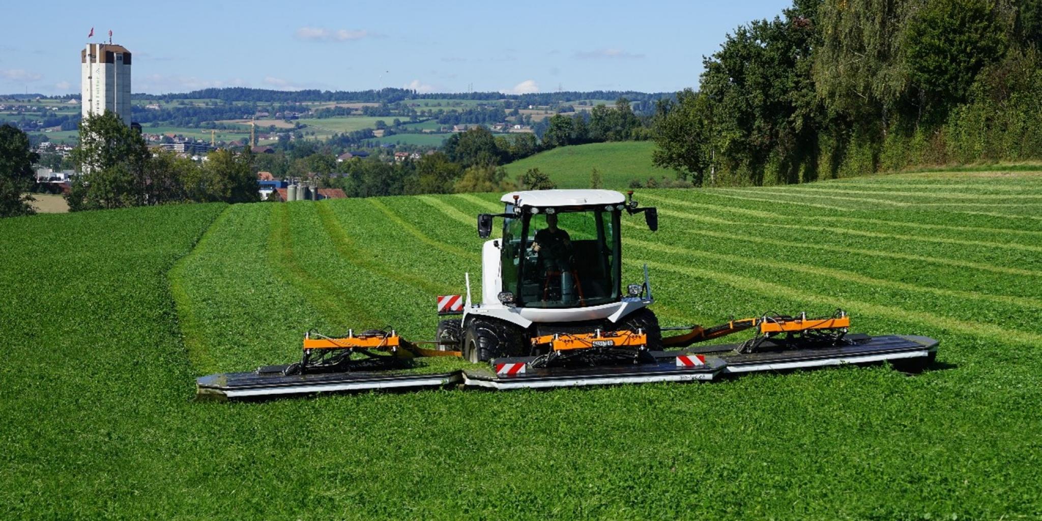 Nimble Swiss-made mower