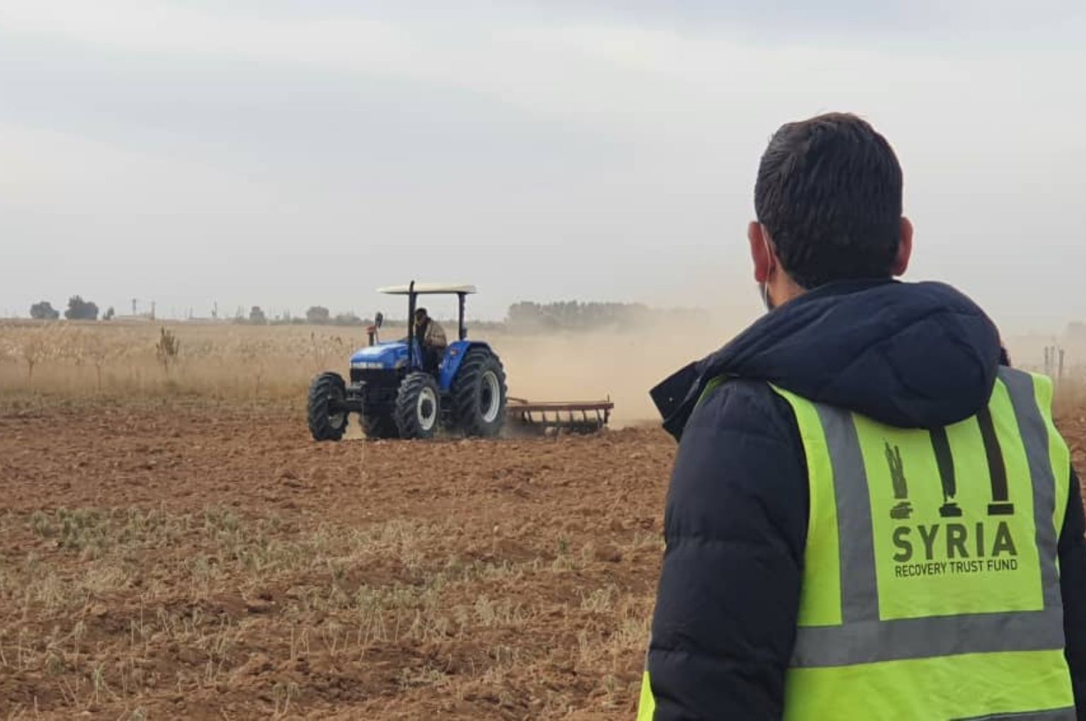 Tractors and implements for recovery in Syria