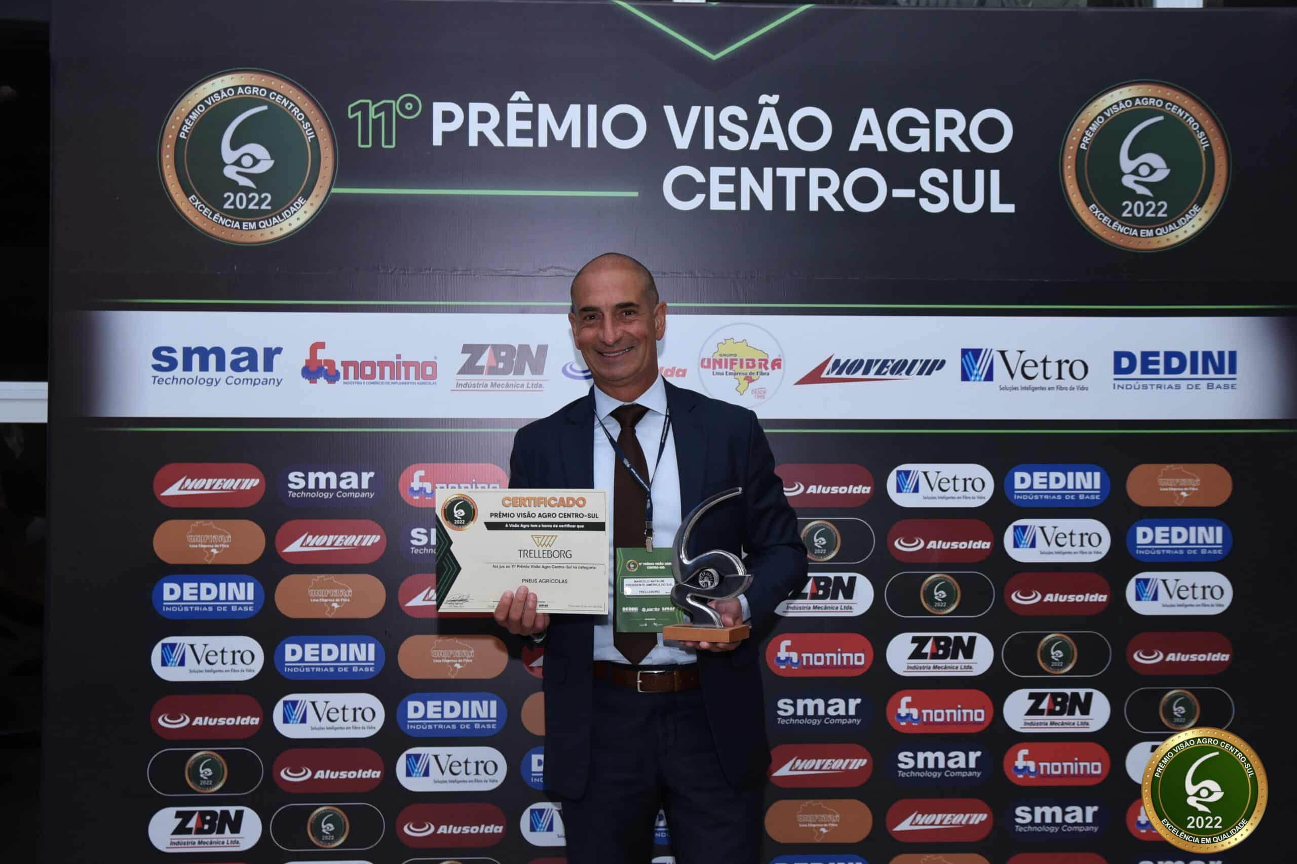 Trelleborg wins ag tire award in Brazil