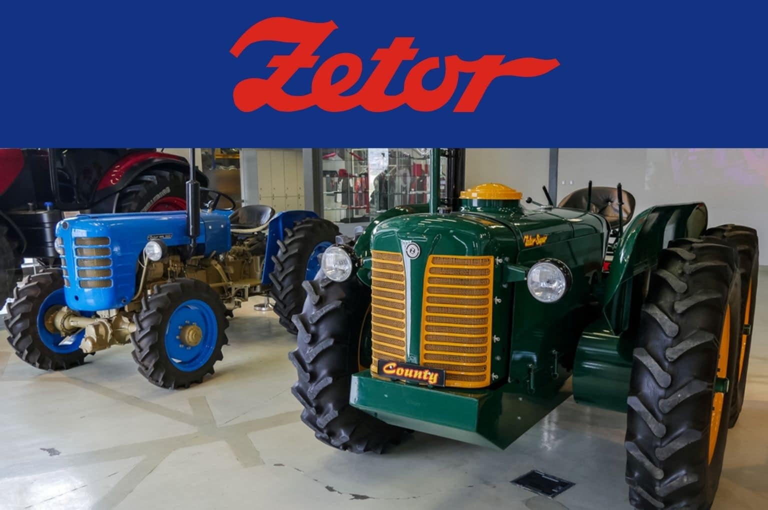 Zetor Gallery displays classic models