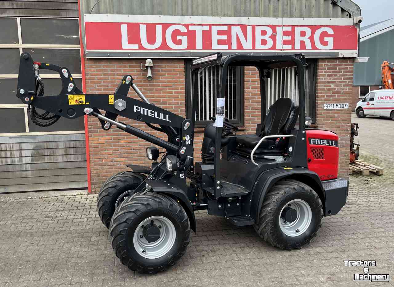 Wheelloader Pitbull X27-26 Minishovel, compact loader diversen.