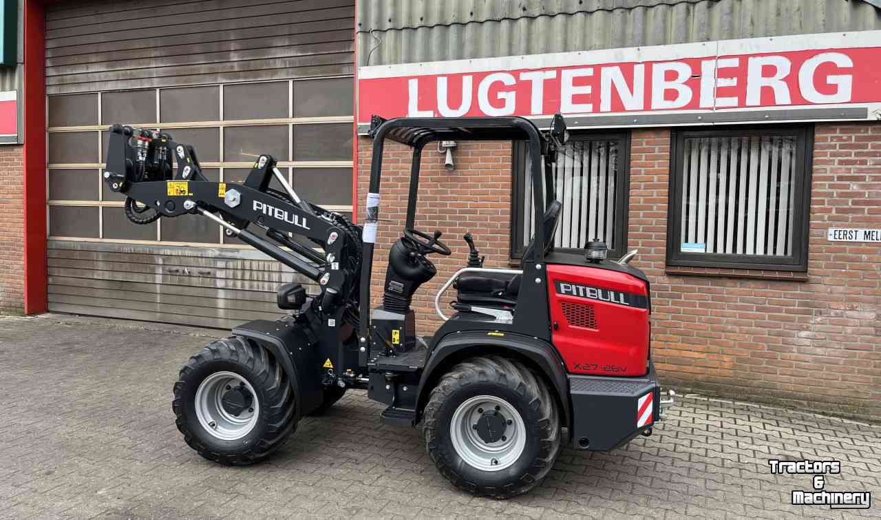 Wheelloader Pitbull X27-26 Minishovel, compact loader diversen.