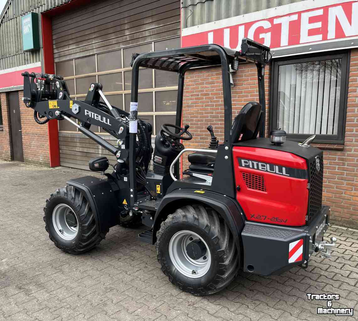 Wheelloader Pitbull X27-26 Minishovel, compact loader diversen.