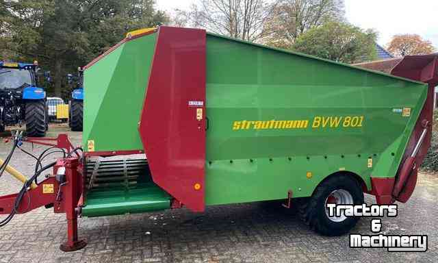 Silage-block distribution wagon Strautmann BVW 801 Blokkendoseerwagen