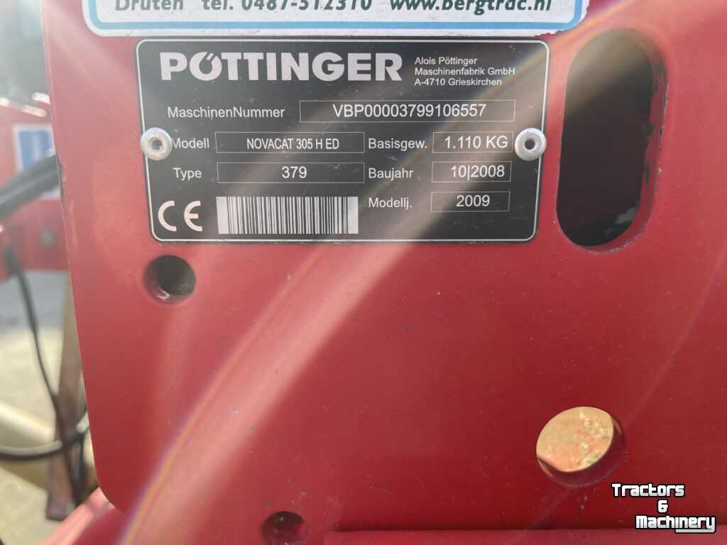 Mower Pottinger Novacat 305 HED Maaier Mower