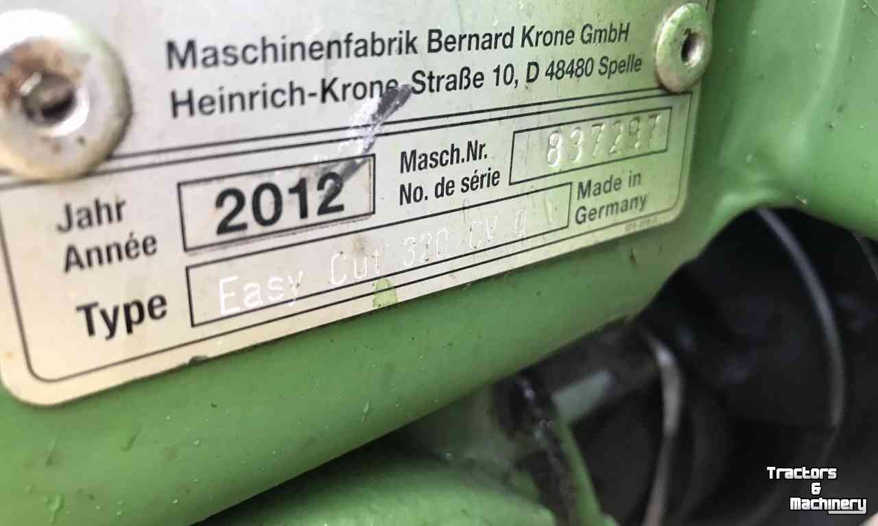 Mower Krone EC 320 CV Q Maaier