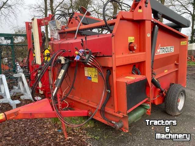 Silage grab-cutter wagon Trioliet UKW 500 voerwagen met elektronische weeginrichting