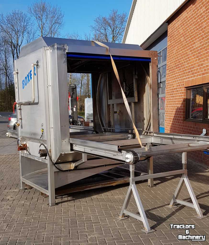 Box-washer Mechatec RVS Boxer Kistenwasser met desinfectie