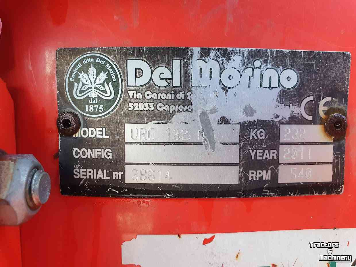 Wood shredder Del Morino Del Morino URC 132 verstek klepelmaaier