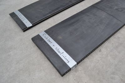 Rubber yard scraper Qmac RSMC210 CANVAS rubbermat met koordlaag 210 cm