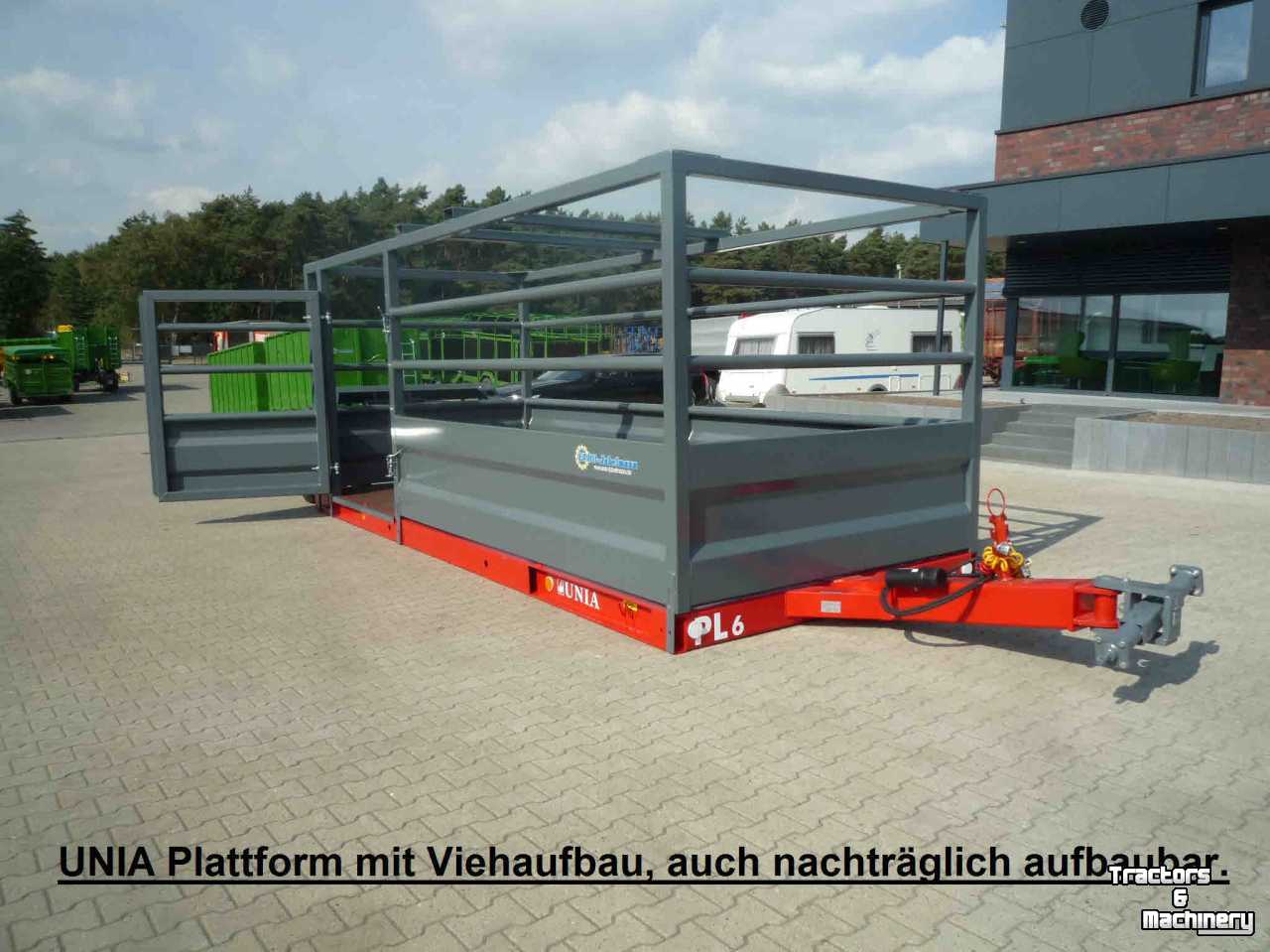 Agricultural wagon EURO Jabelmann Unia Transportplatform PL - 6, Nieuw