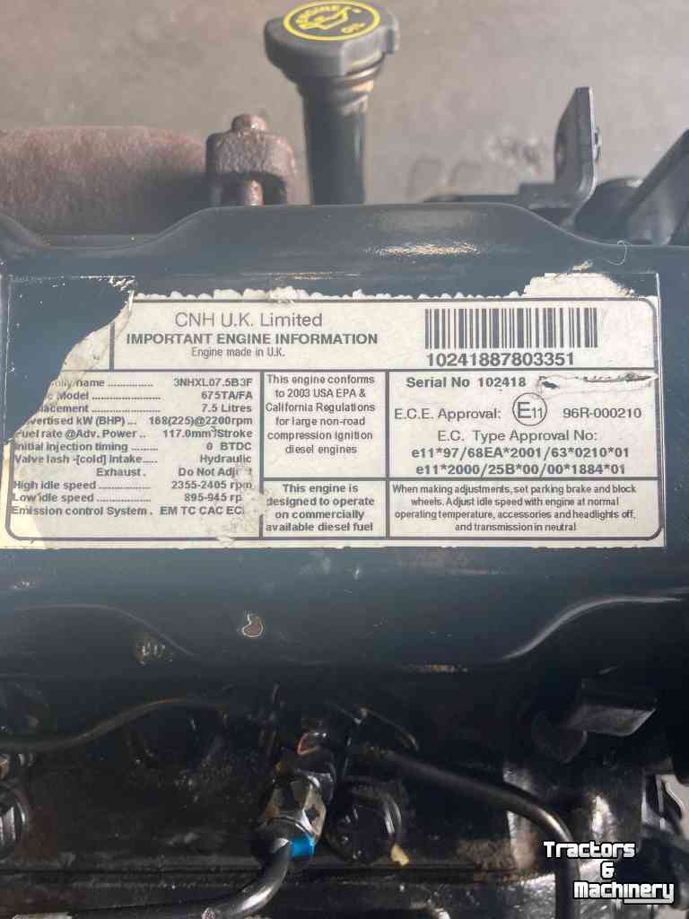 Engine New Holland Powerstar 7.5L TM175 / TM190