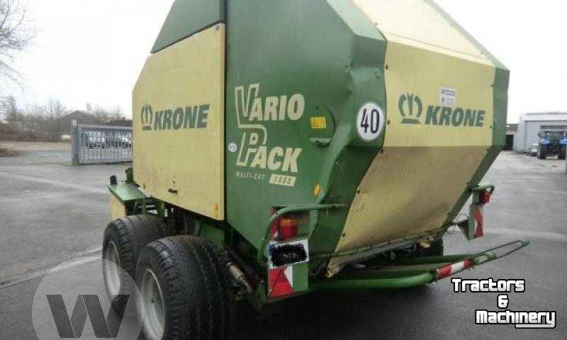 Balers Krone Vario Pack 1800 MC Rundballenpresse Round Baler