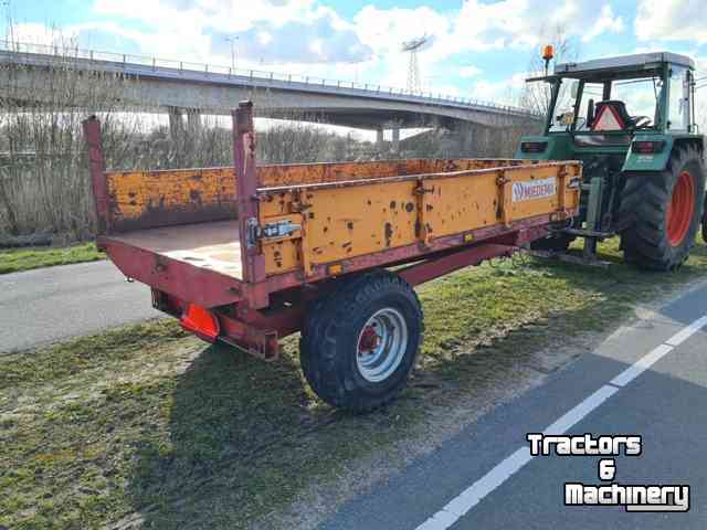 Dumptrailer Miedema HS45 4 tons kipper