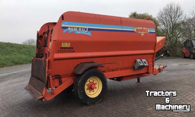 Horizontal feed mixer Seko Samurai 3 450/85TL voermengwagen futtermischwagen feedmixer