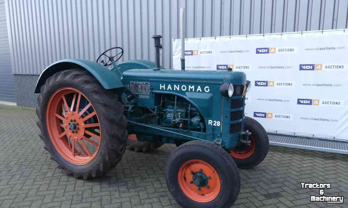 Oldtimers Hanomag R28 Tractor Oldtimer