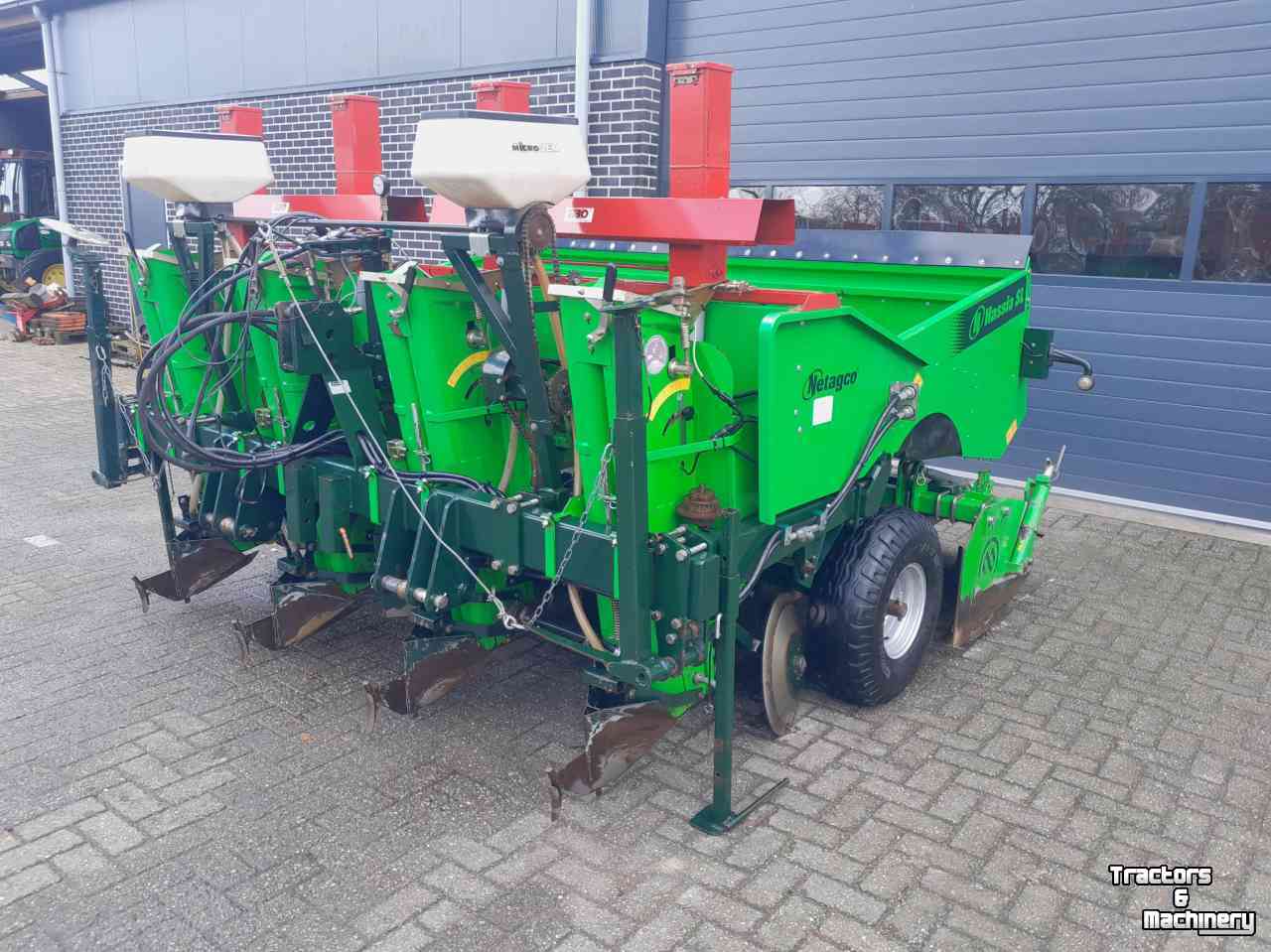 Potato planter Miedema Hassia SL4 pootmachine met AVR Frontfrees