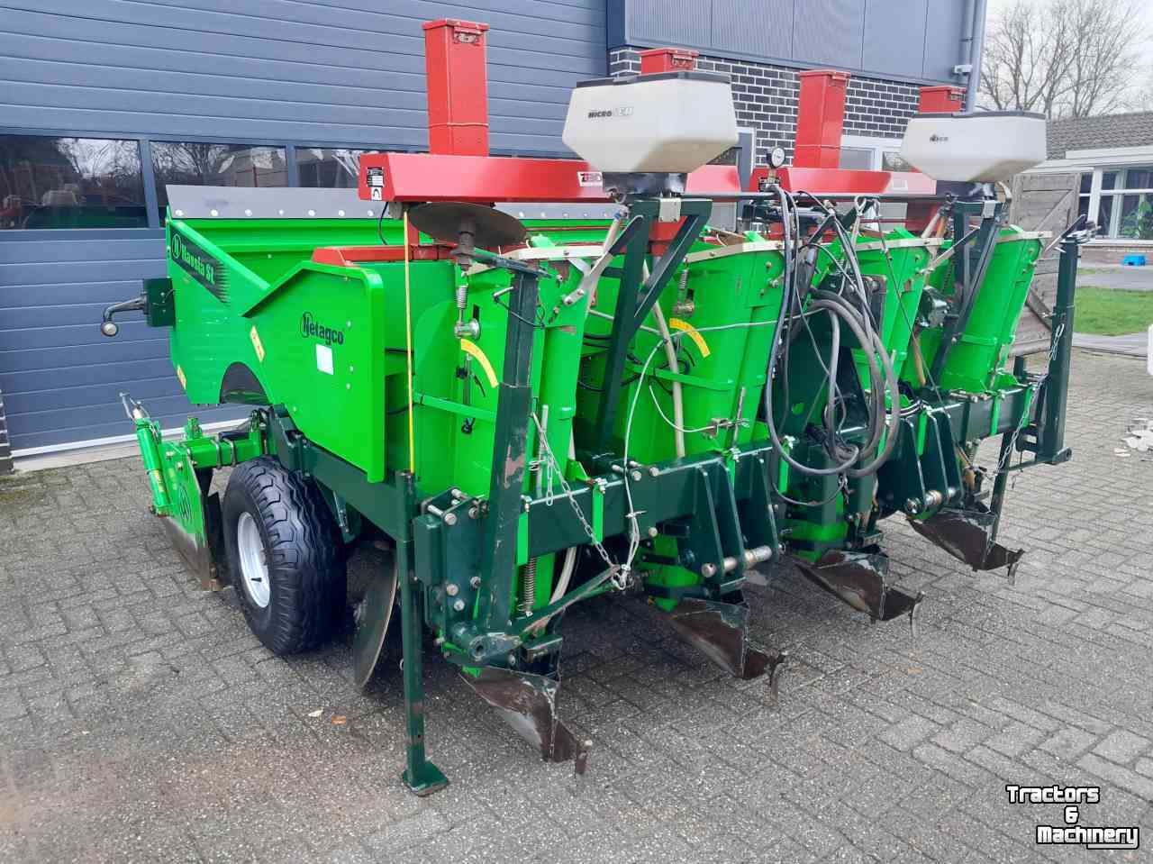 Potato planter Miedema Hassia SL4 pootmachine met AVR Frontfrees