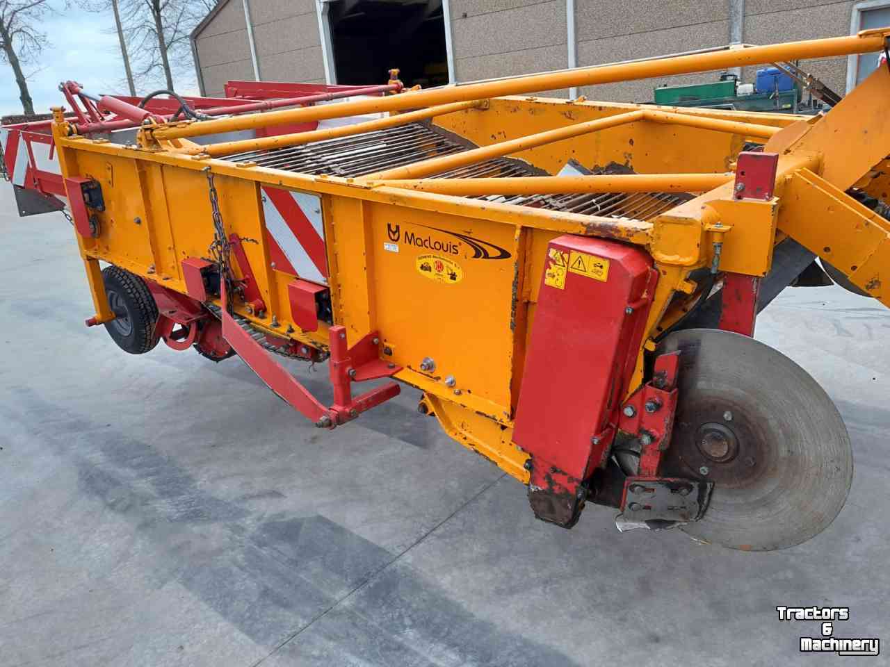 Onion harvester MacLouis KBG2250, MLR2250, uienrooier, uienrooicombinatie