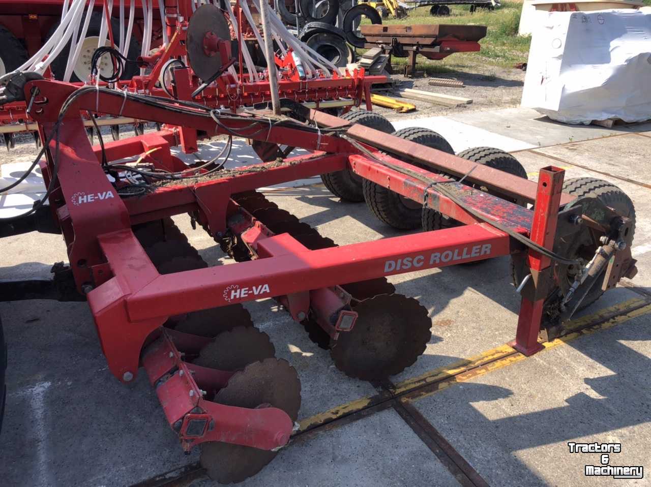 Disc harrow He-Va Disc roller met hydraulische banden wals