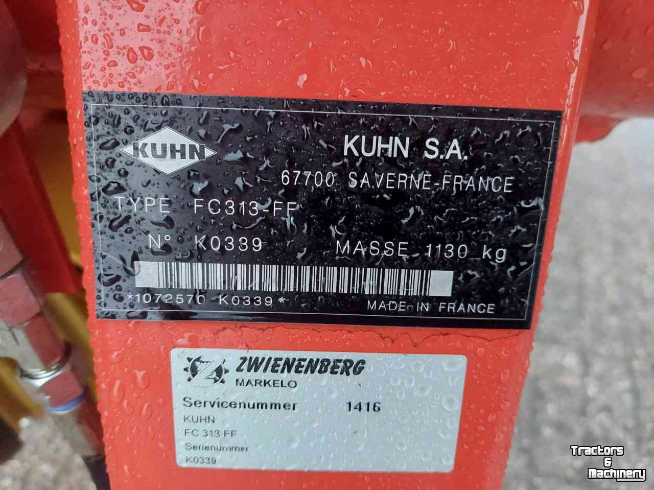 Mower Kuhn FC313-ff