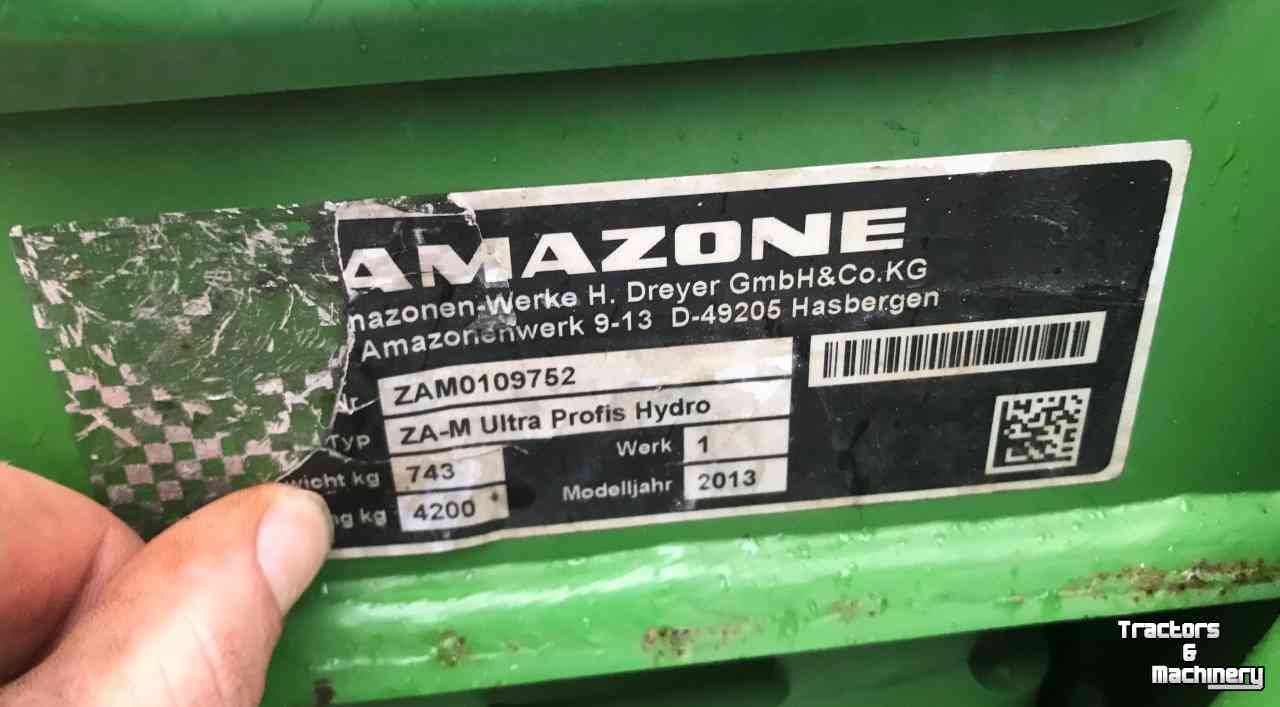 Fertilizer spreader Amazone ZA-M 3000