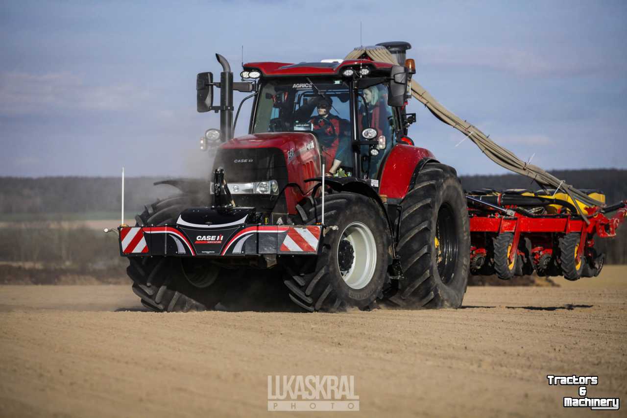 Front-bumper Case-IH trekkerbumper + frontgewicht  (tractorbumper / Unterfahrschutz)