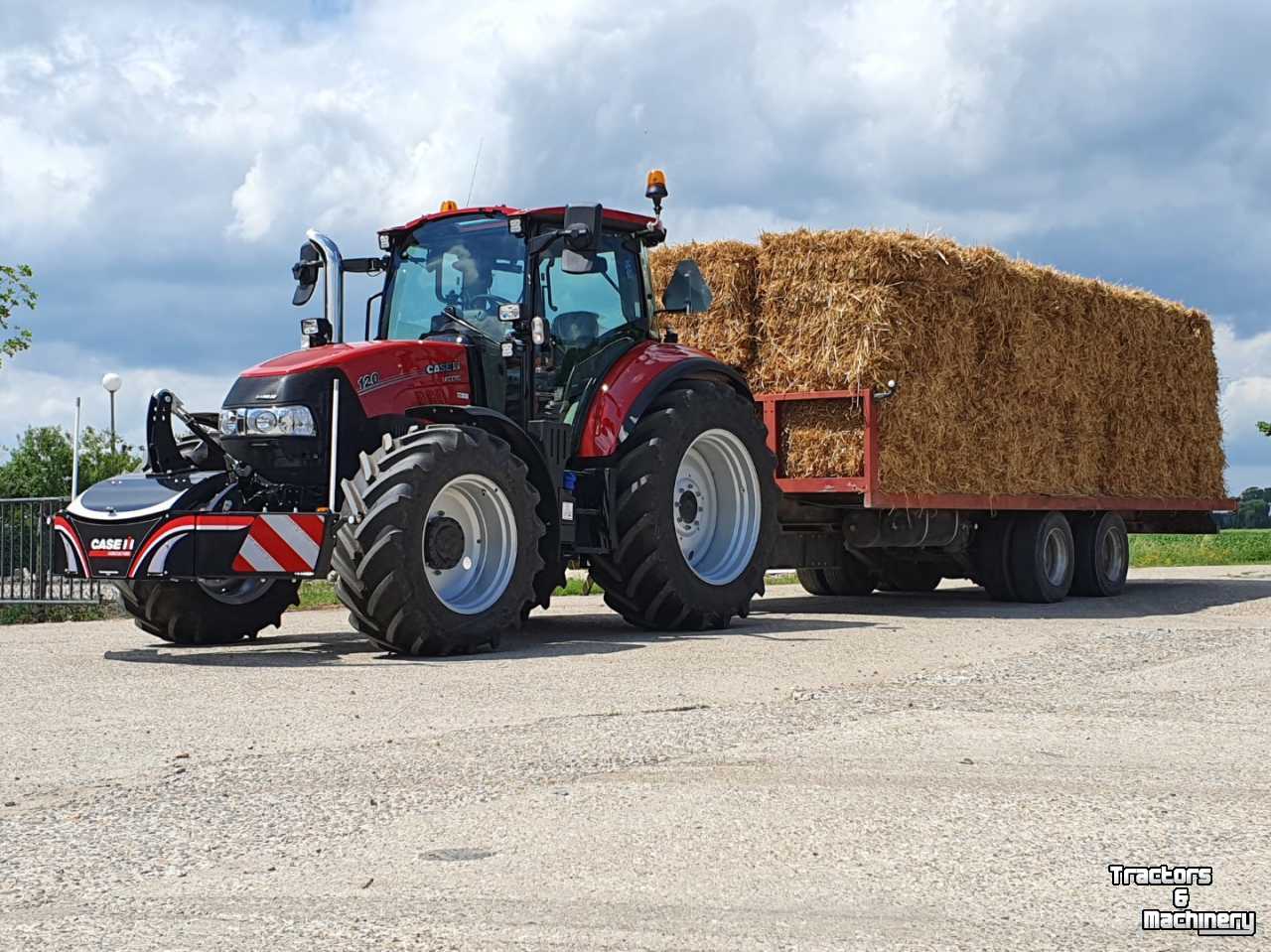 Front-bumper Case-IH trekkerbumper + frontgewicht  (tractorbumper / Unterfahrschutz)