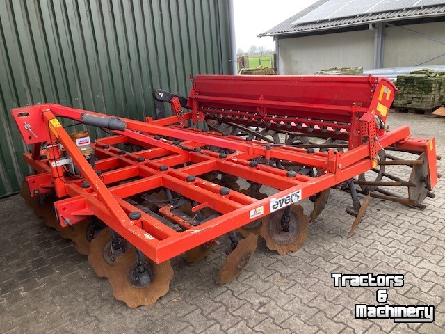 Disc harrow Evers Orlov W300/51 R62 Schijveneg + Einbock Zaaibak