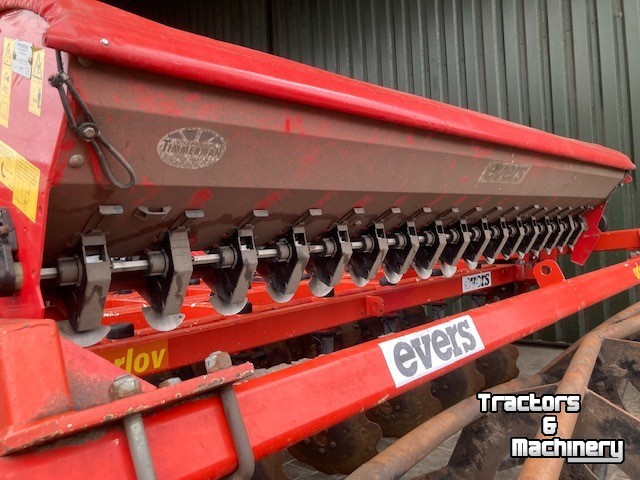 Disc harrow Evers Orlov W300/51 R62 Schijveneg + Einbock Zaaibak