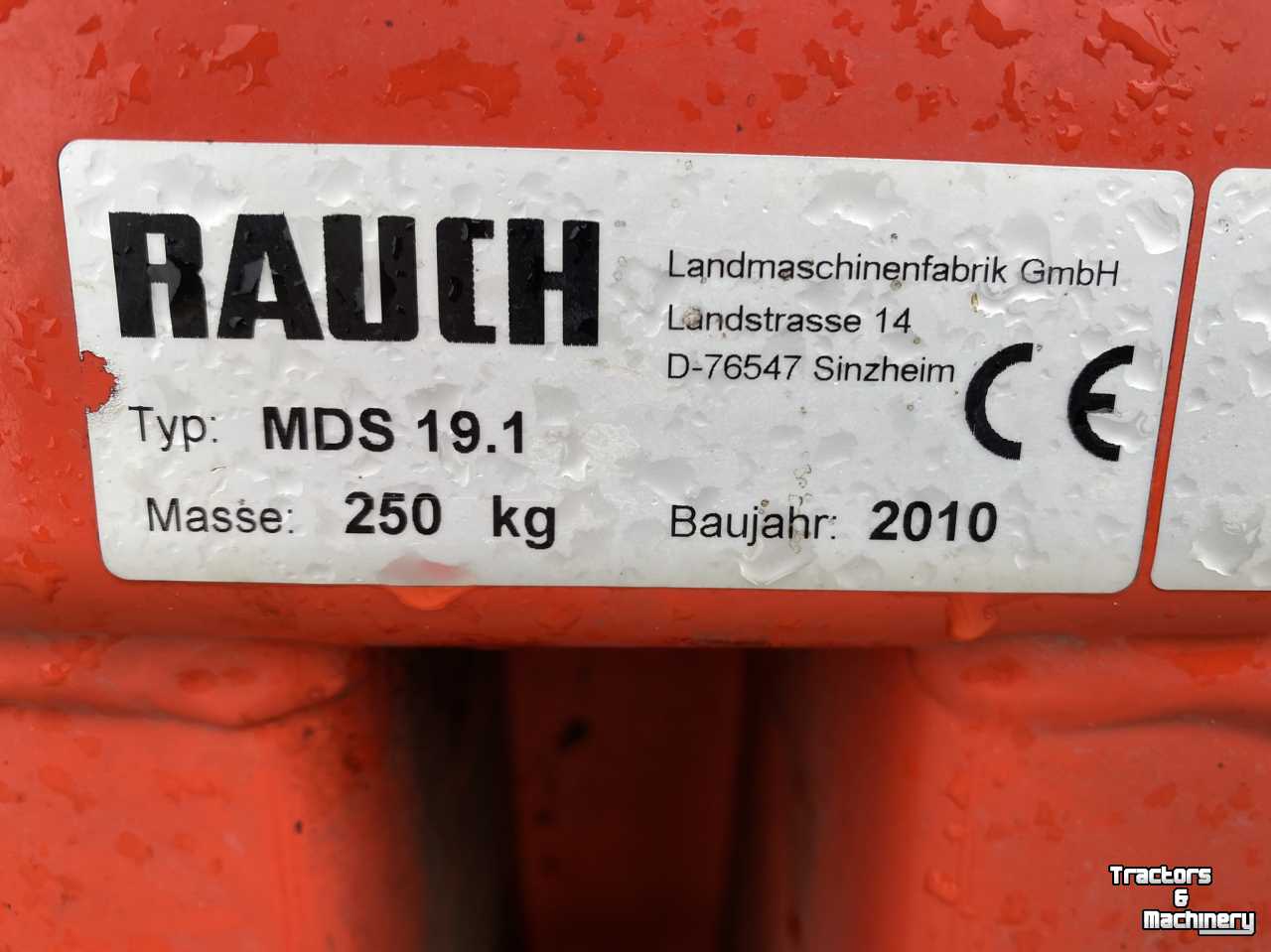 Fertilizer spreader Rauch MDS 19.1 ECO kunstmeststrooier