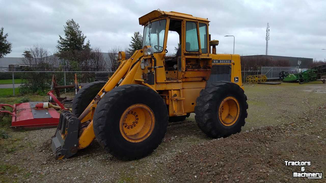 Wheelloader John Deere 544B voor onderdelen