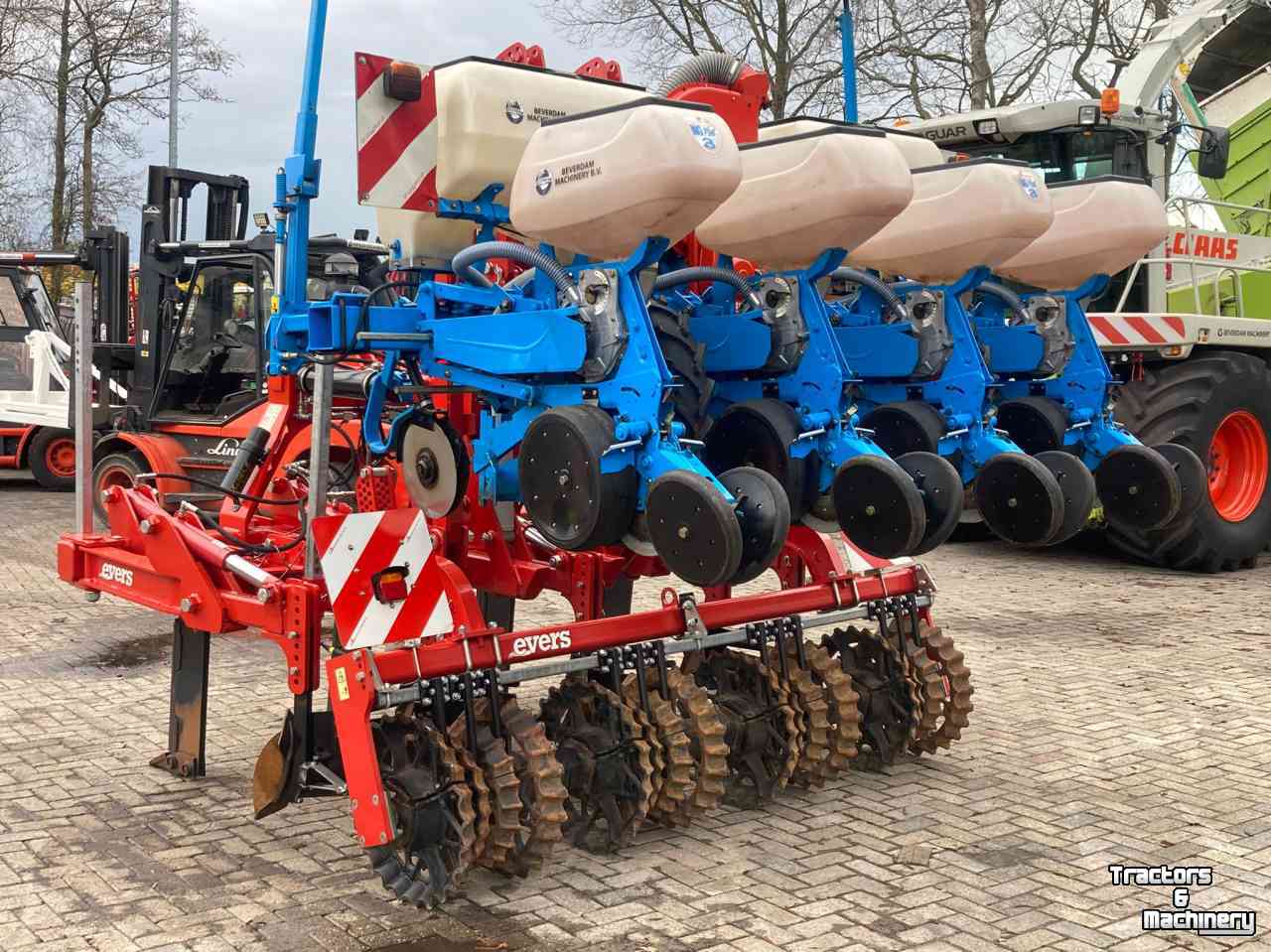 Seed drill Evers Dammprofi + Monosem NG4+ 4R