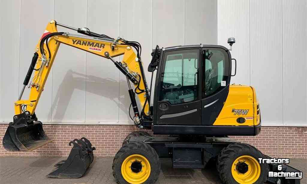 Excavator mobile Yanmar B75W