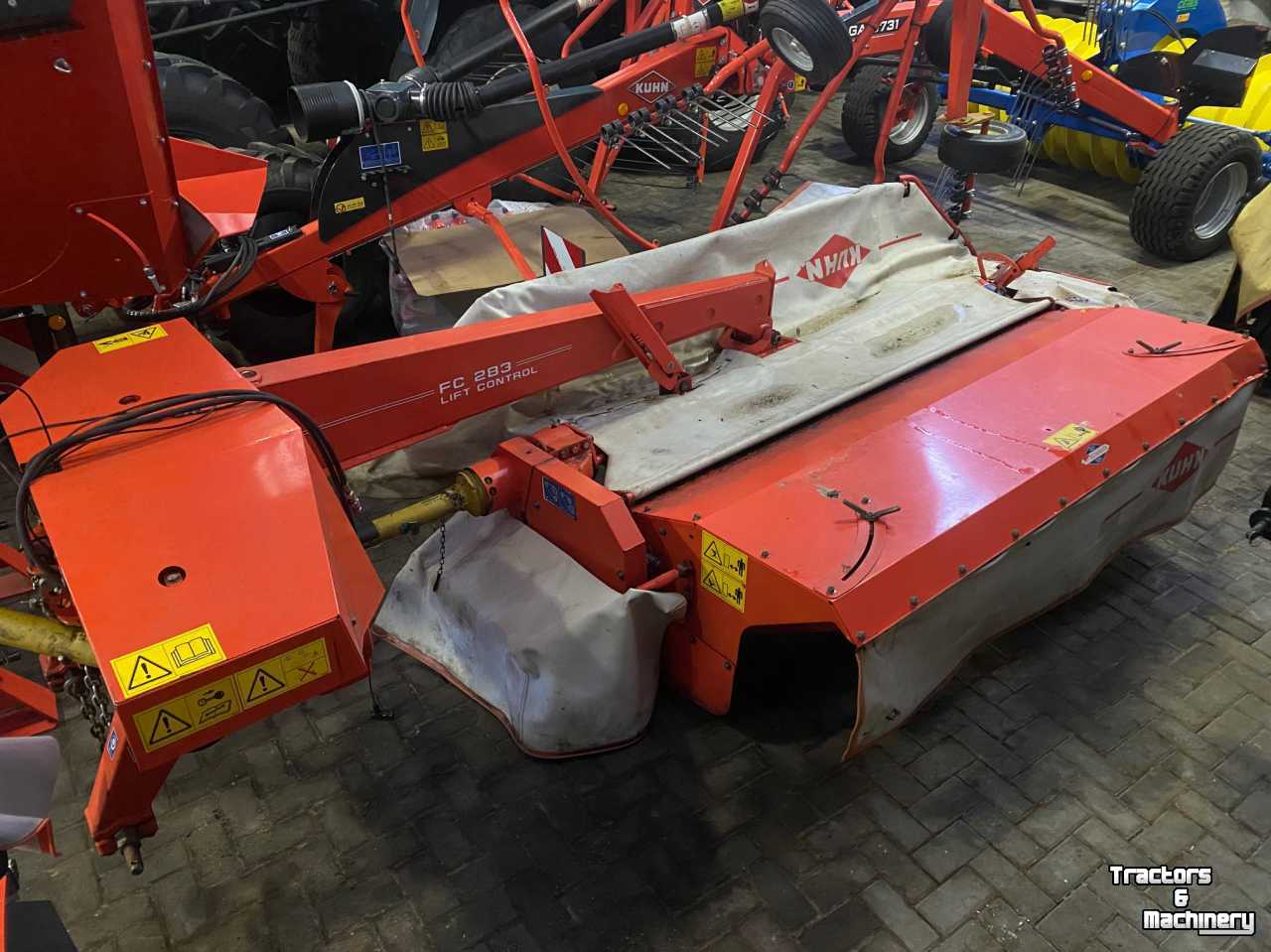 Mower Kuhn FC 283 Lift control