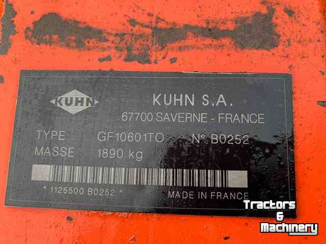 Tedder Kuhn GF10601TO