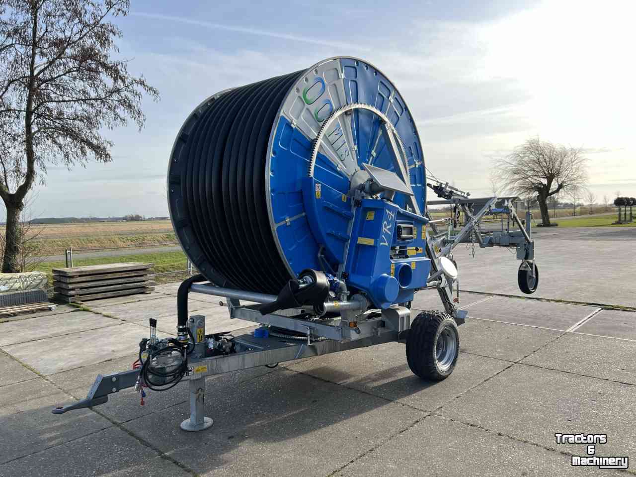 Irrigation hose reel Ocmis VR4 100/390 | Nieuw op voorraad | Inclusief gegalvaniseerde pompbok