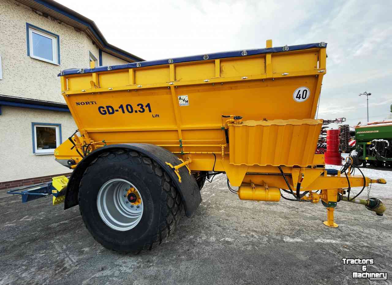 Fertilizer spreader  Norti GD 10.31 Lift