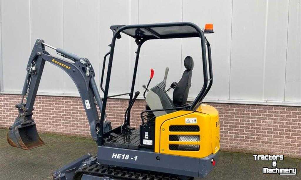 Mini-Excavator Eurotrac HE 18-1 Mini-Graver Mini-Excavator