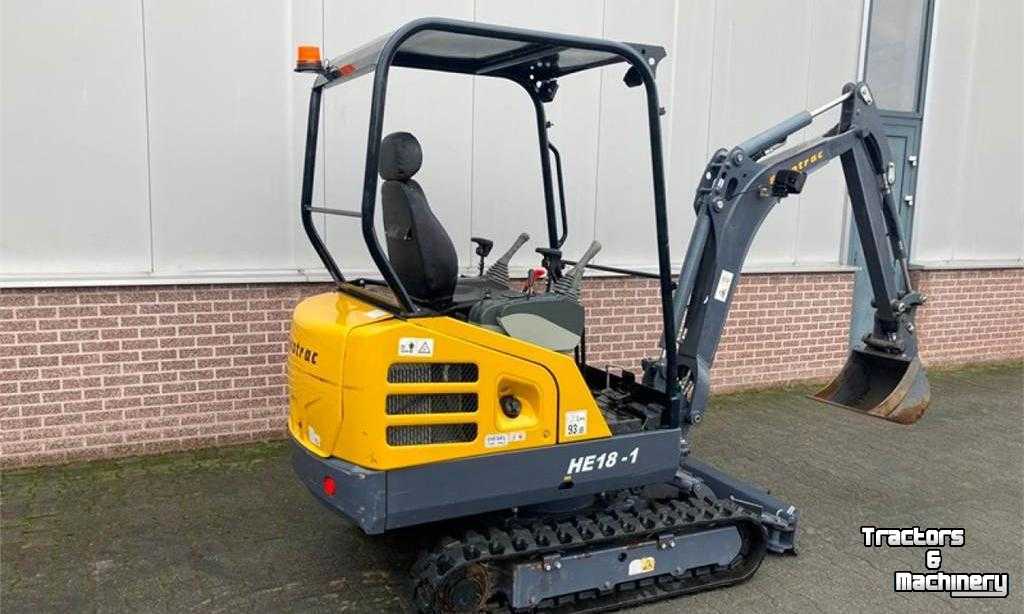 Mini-Excavator Eurotrac HE 18-1 Mini-Graver Mini-Excavator