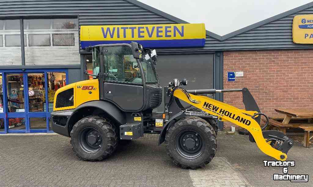 Wheelloader New Holland W 80 C Shovel Wiellader