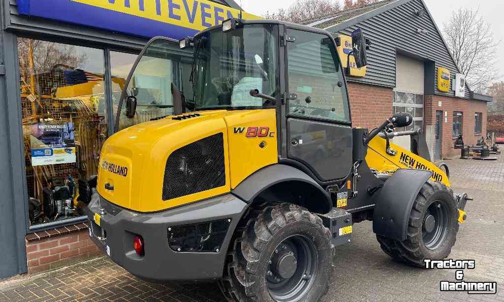 Wheelloader New Holland W 80 C Shovel Wiellader